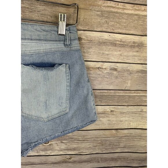 Rewash Size 5 27 Denim Shorts Frayed Hems Distress - Picture 6 of 10